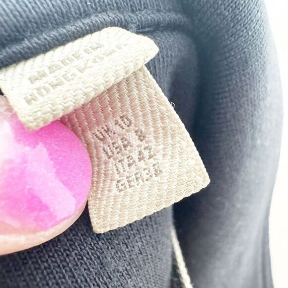 Burberry Brit Women’s Black Gold Hardware Moto Motorcycle Zip Jacket US Size 8 - Picture 8 of 9